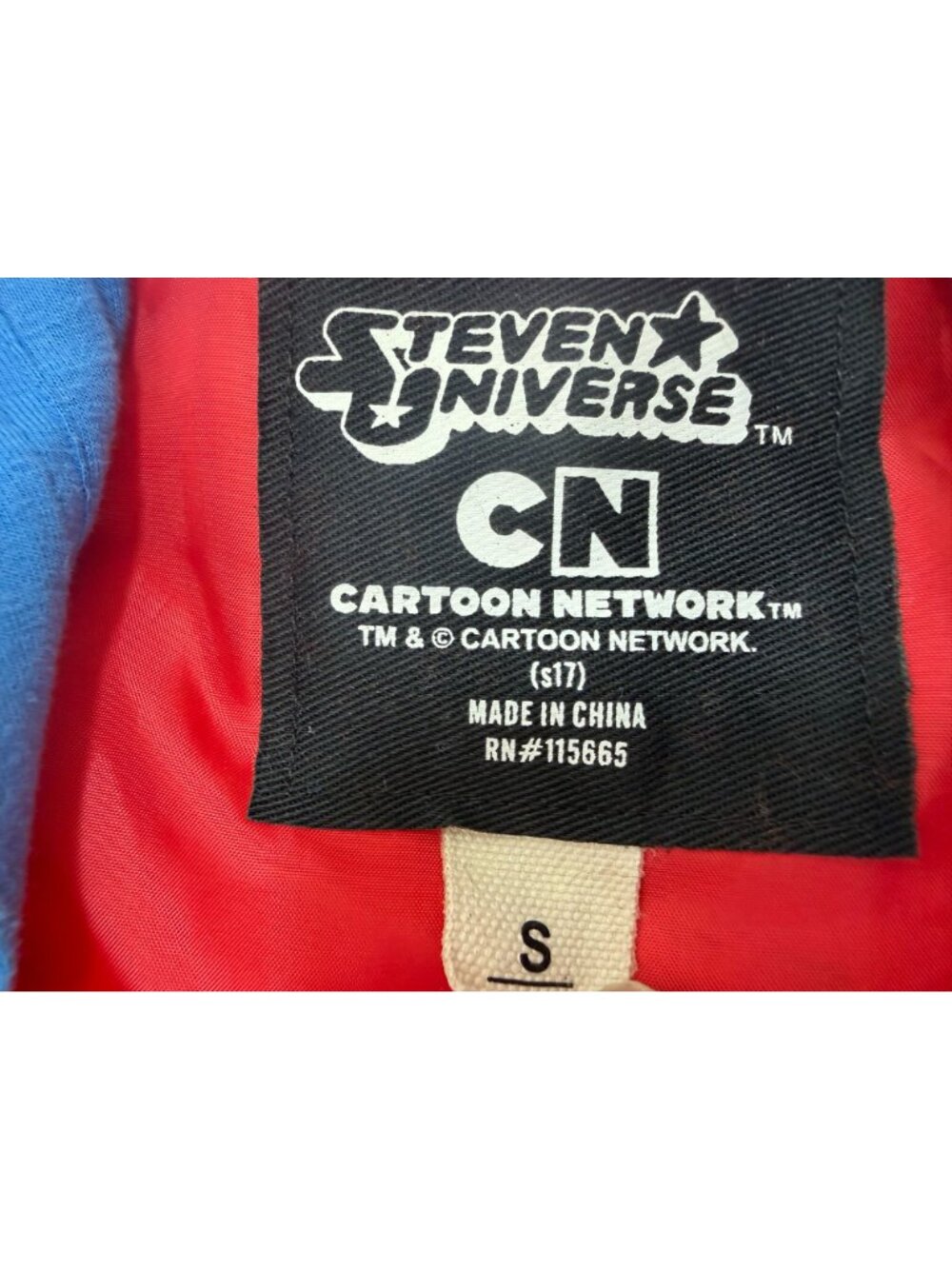 Steven Universe Varsity Jacket Cartoon Network Burger Mens Small S Snap Buttons - Picture 3 of 8